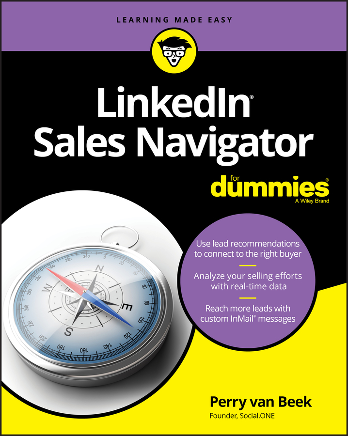 LinkedIn Sales Navigator For Dummies book cover