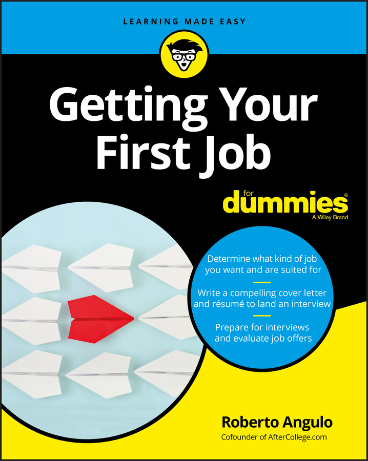 Getting Your First Job For Dummies book cover