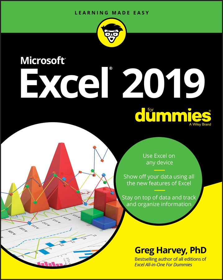 Excel 2019 For Dummies book cover
