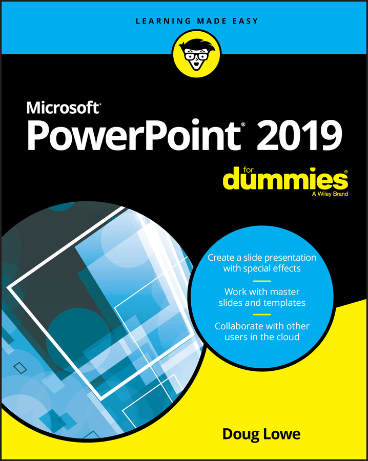 PowerPoint 2019 For Dummies book cover