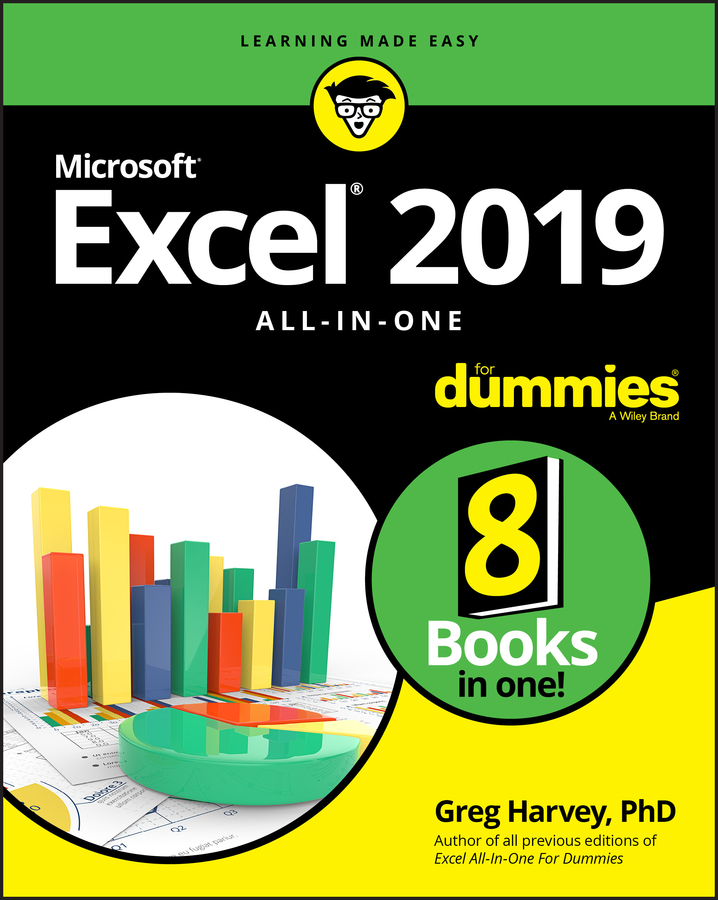 Excel 2019 All-in-One For Dummies book cover