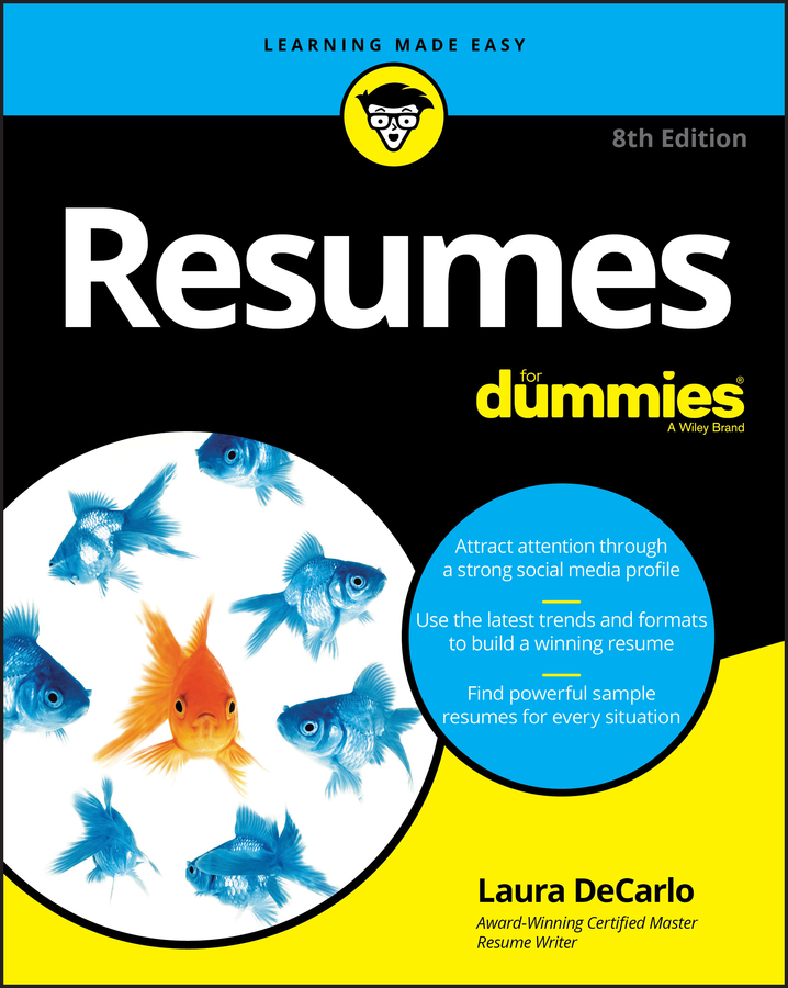 Resumes For Dummies book cover