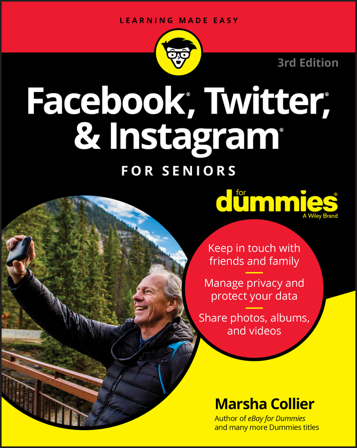 Facebook, Twitter, & Instagram For Seniors For Dummies book cover