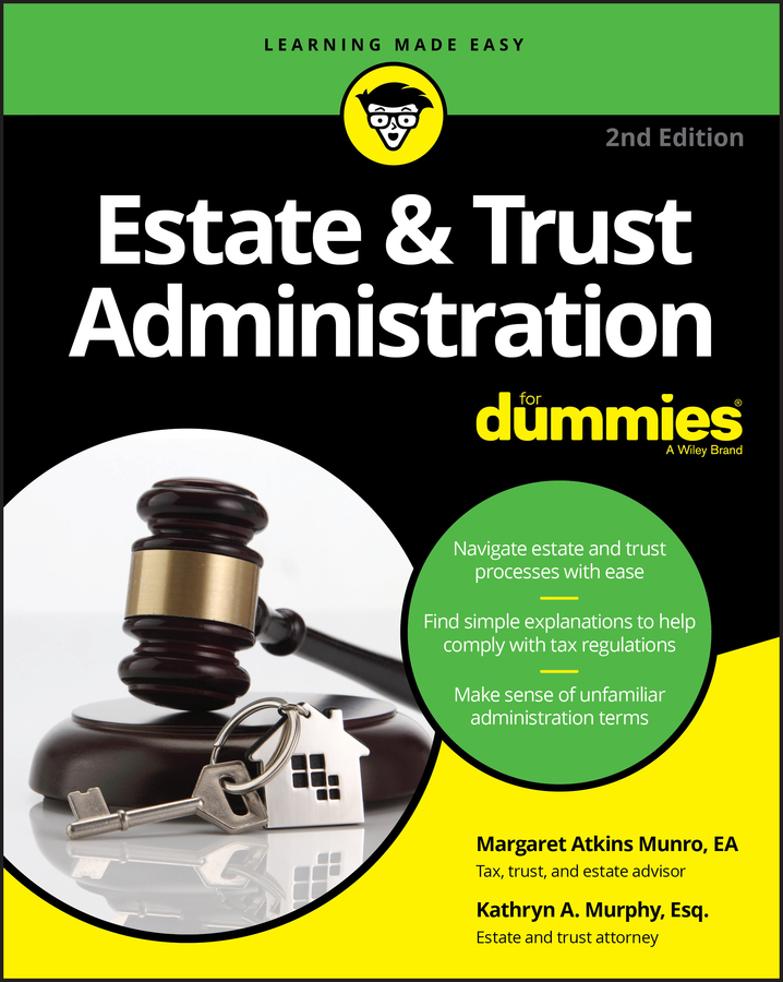 Estate & Trust Administration For Dummies book cover