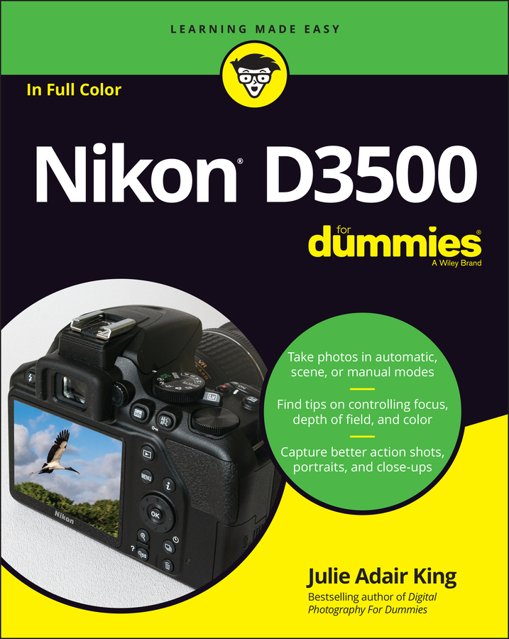 Nikon D3500 For Dummies book cover