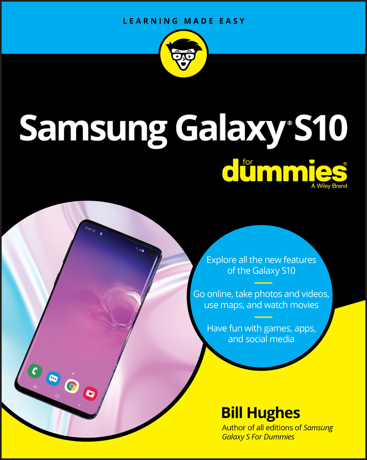 Samsung Galaxy S10 For Dummies book cover