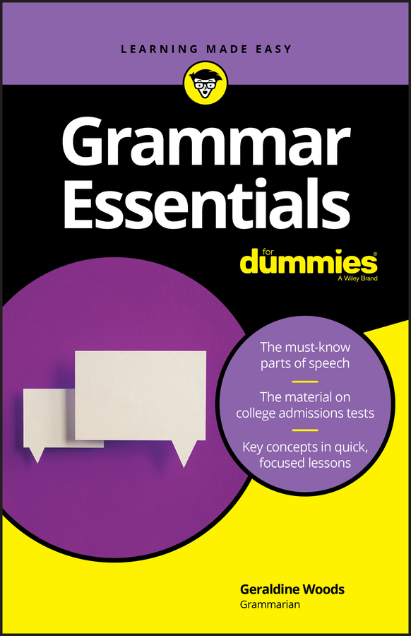Grammar Essentials For Dummies book cover