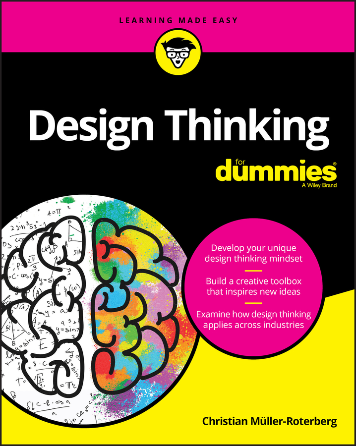 Design Thinking For Dummies book cover