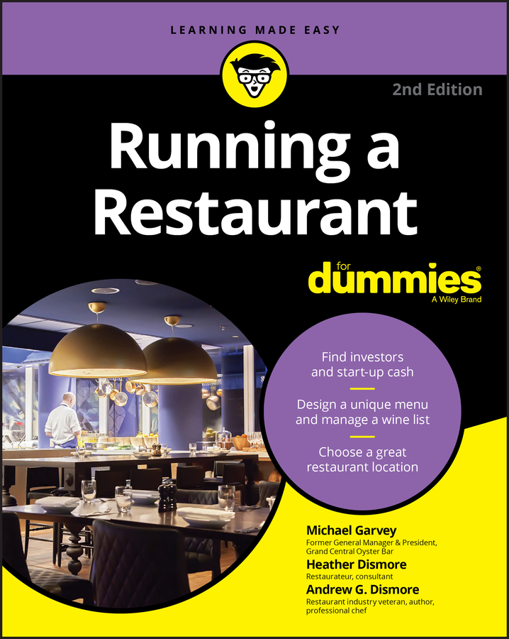 Running a Restaurant For Dummies book cover