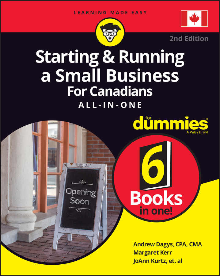 Starting and Running a Small Business For Canadians For Dummies All-in-One book cover