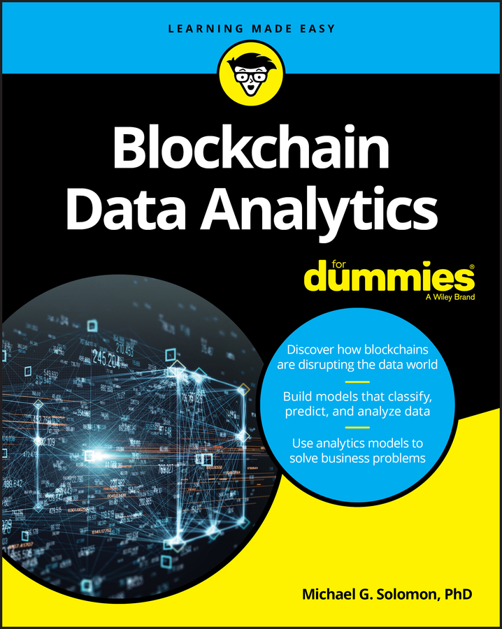 Blockchain Data Analytics For Dummies book cover