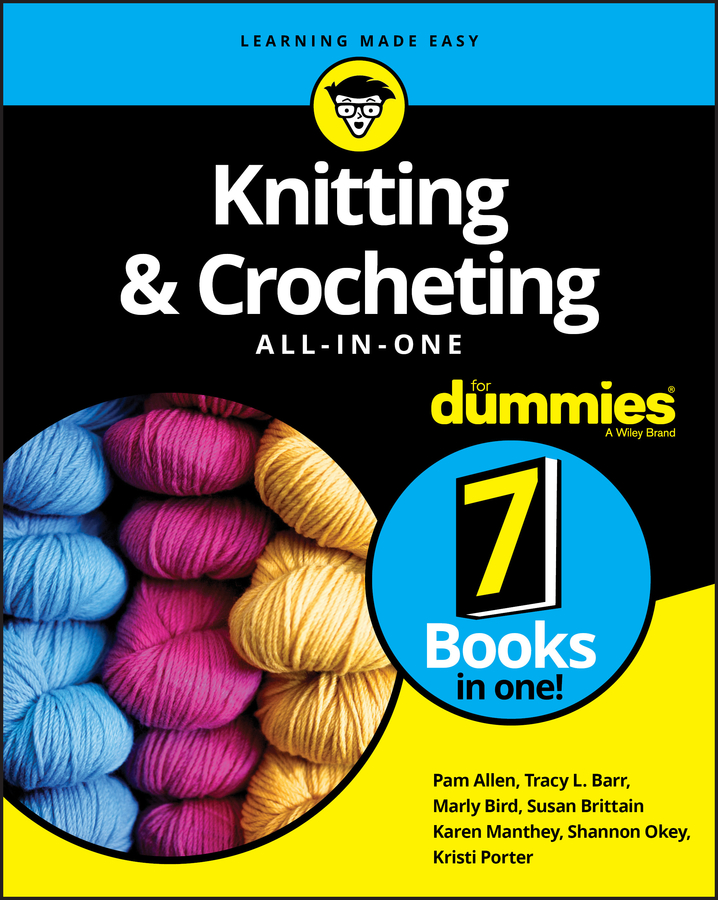 Knitting & Crocheting All-in-One For Dummies book cover