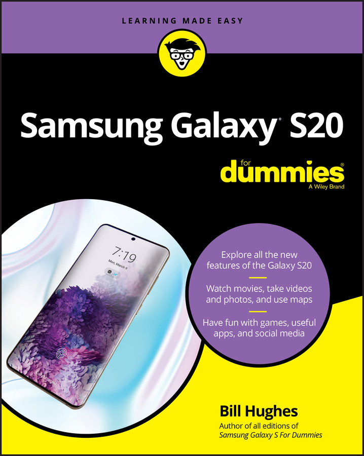 Samsung Galaxy S20 For Dummies book cover