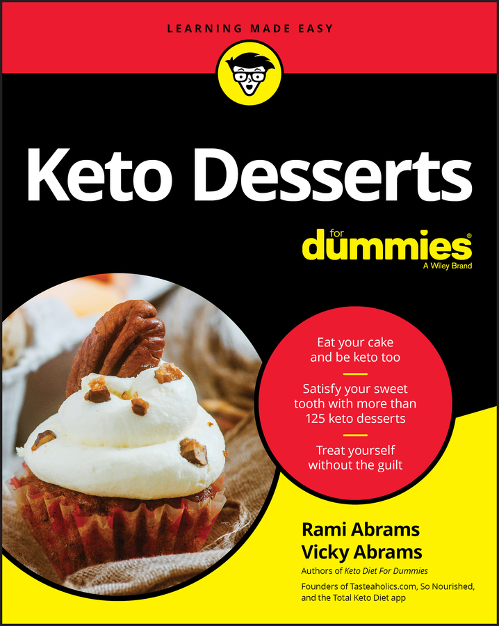 Keto Desserts For Dummies book cover