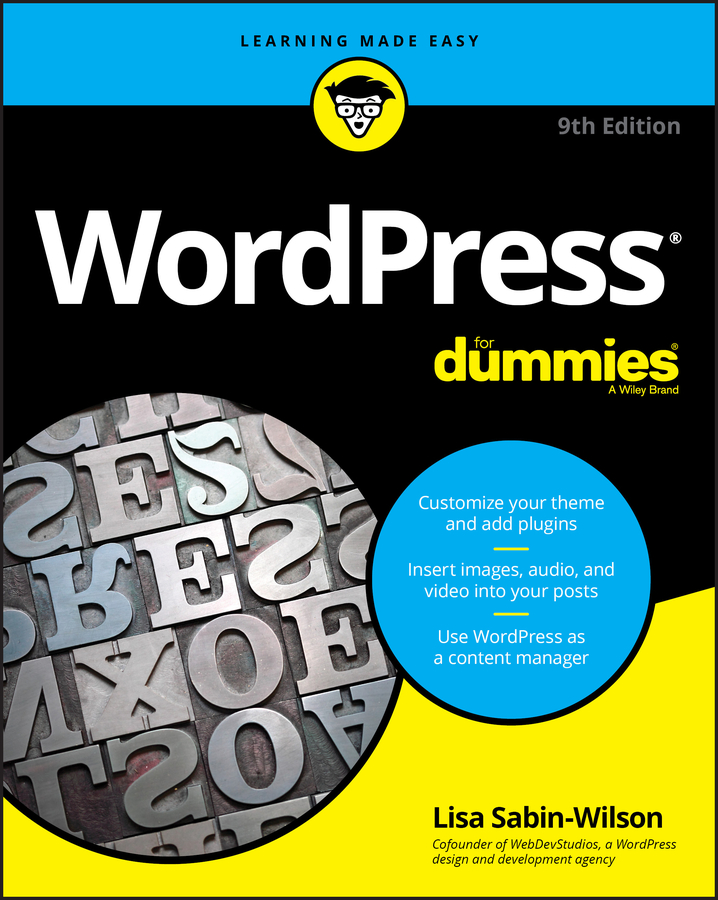 WordPress For Dummies book cover