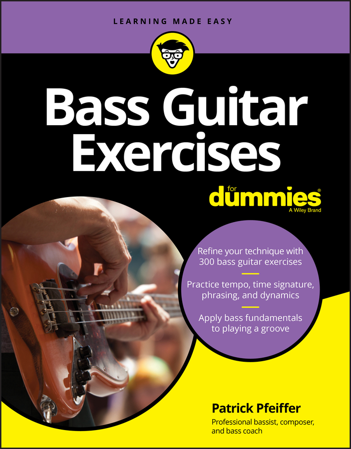 Bass Guitar Exercises For Dummies book cover