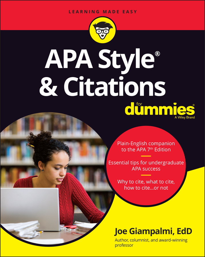 APA Style & Citations For Dummies book cover