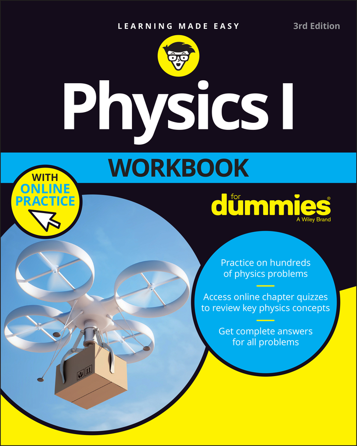 Physics I Workbook For Dummies with Online Practice book cover