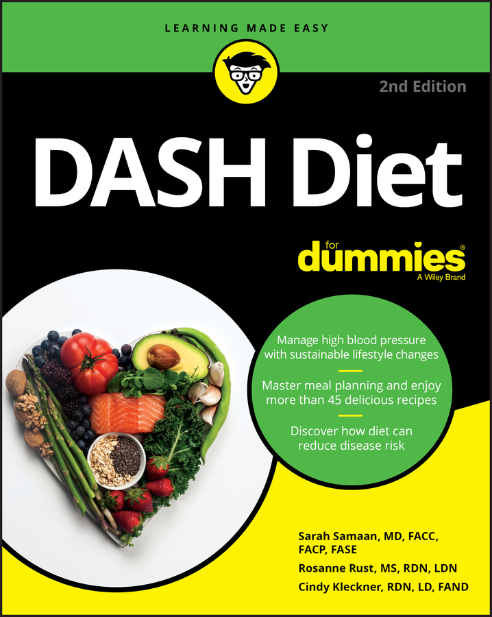 DASH Diet For Dummies book cover