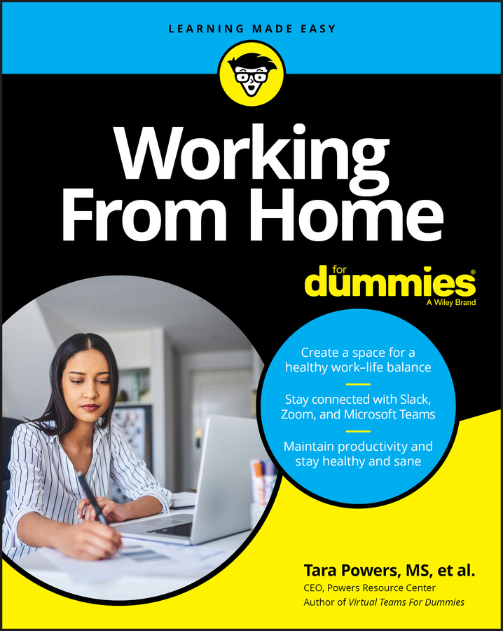 Working From Home For Dummies book cover