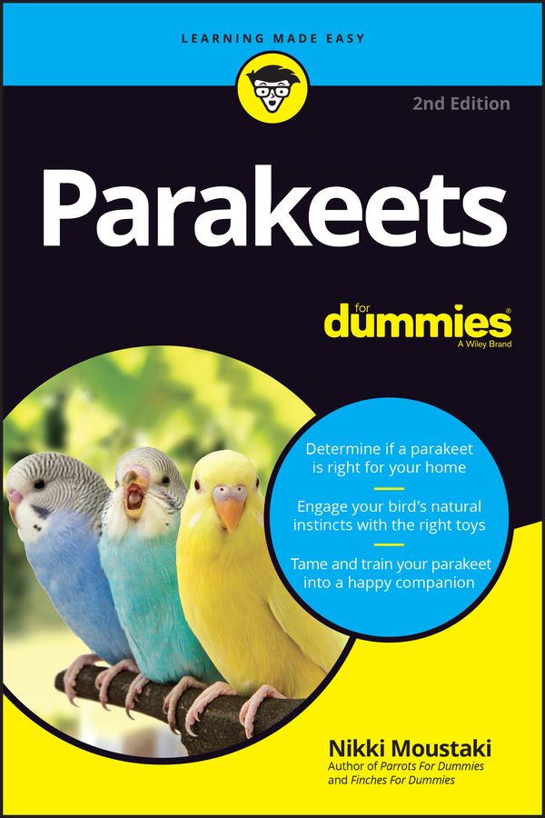 Parakeets For Dummies book cover