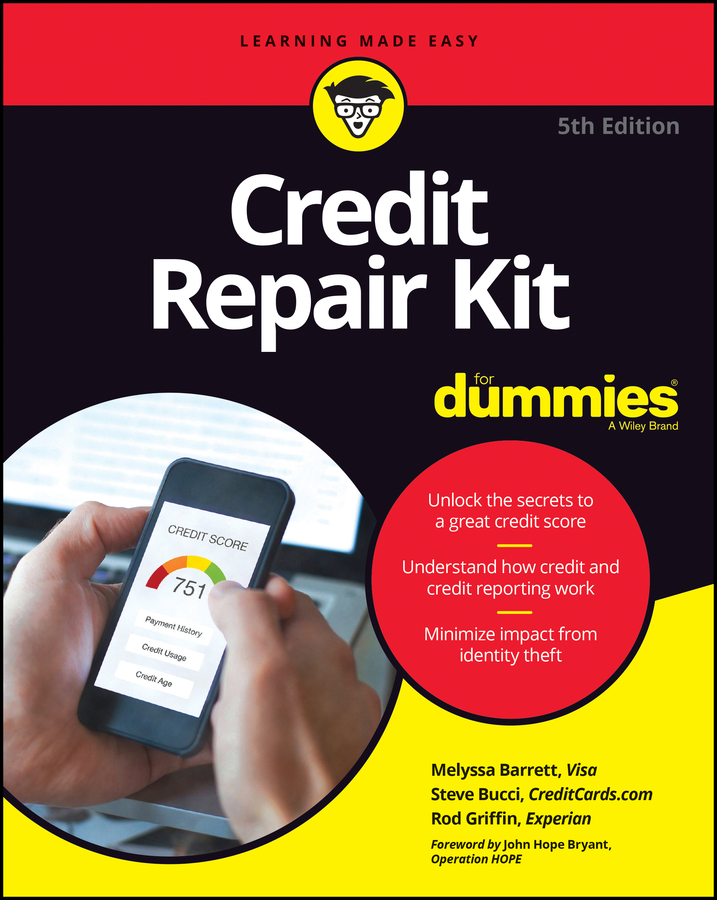 Credit Repair Kit For Dummies book cover