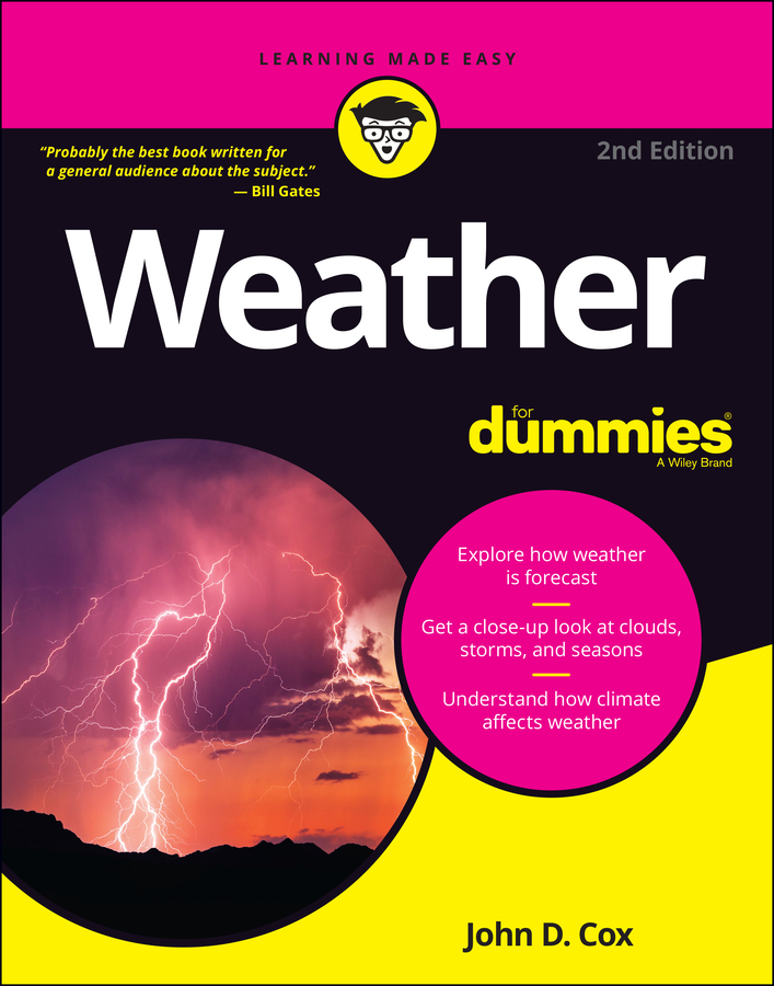 Weather For Dummies book cover