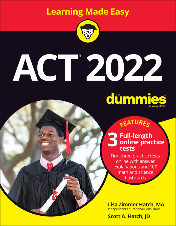 ACT 2022 For Dummies with Online Practice book cover