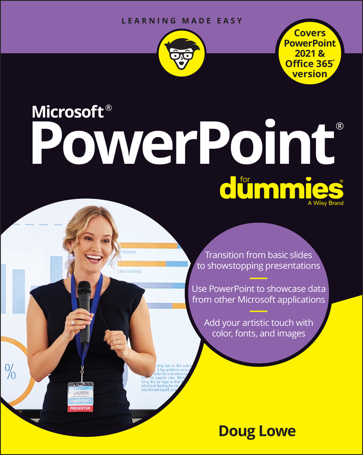 PowerPoint For Dummies, Office 2021 Edition book cover