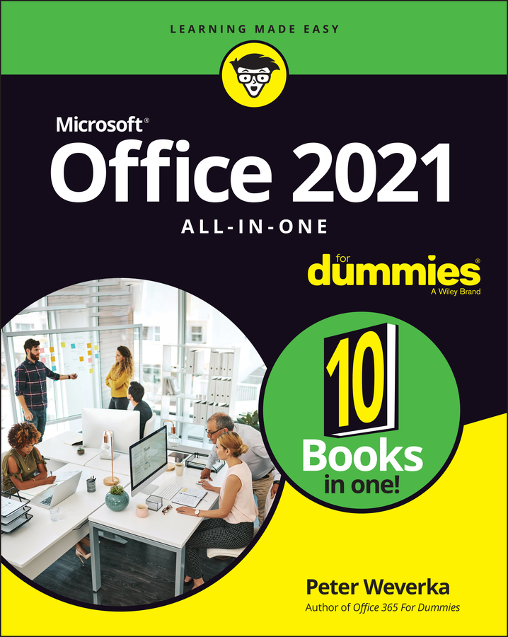 Office 2021 All-in-One For Dummies book cover