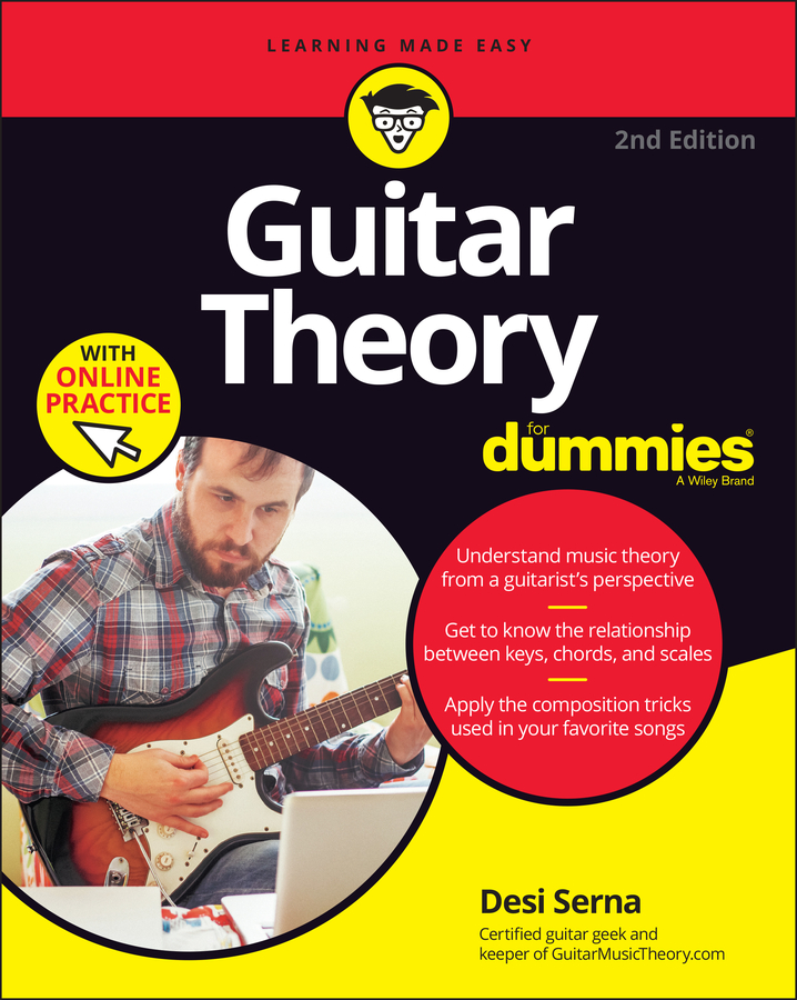 Guitar Theory For Dummies with Online Practice book cover