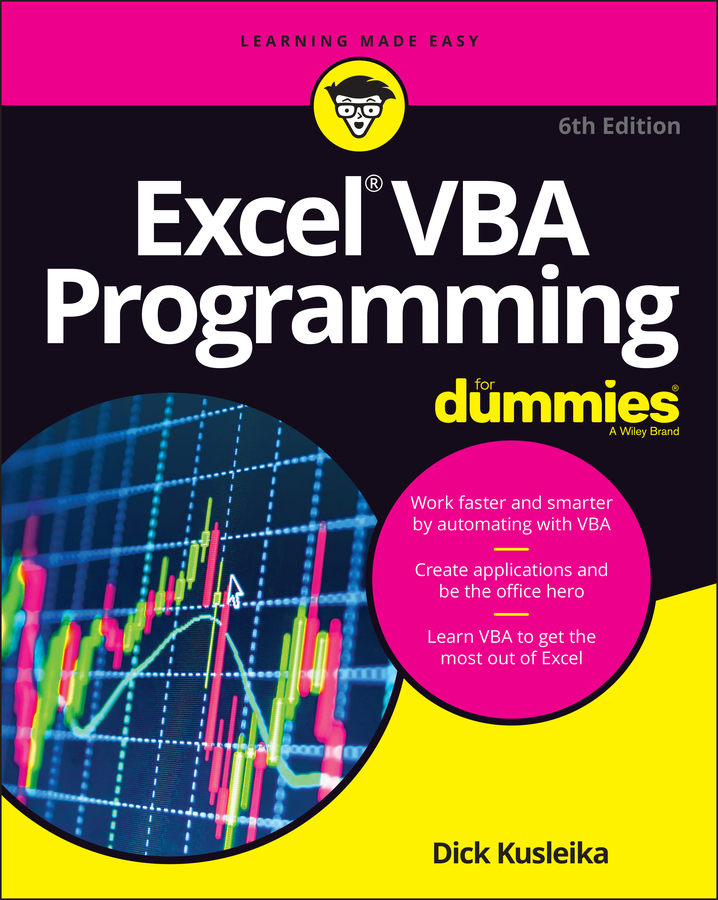 Excel VBA Programming For Dummies book cover