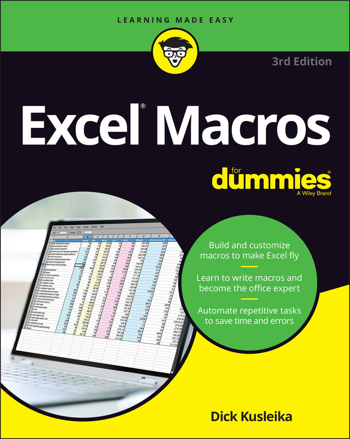 Excel Macros For Dummies book cover
