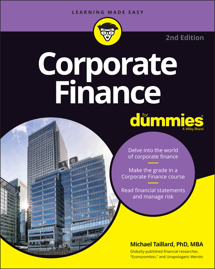 Corporate Finance For Dummies book cover