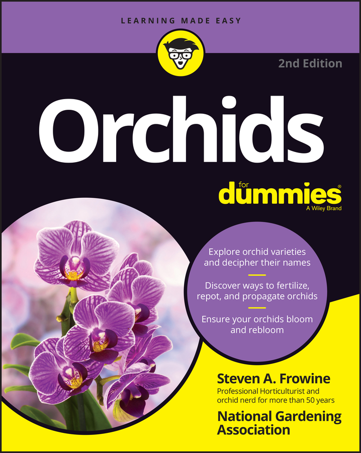 Orchids For Dummies book cover