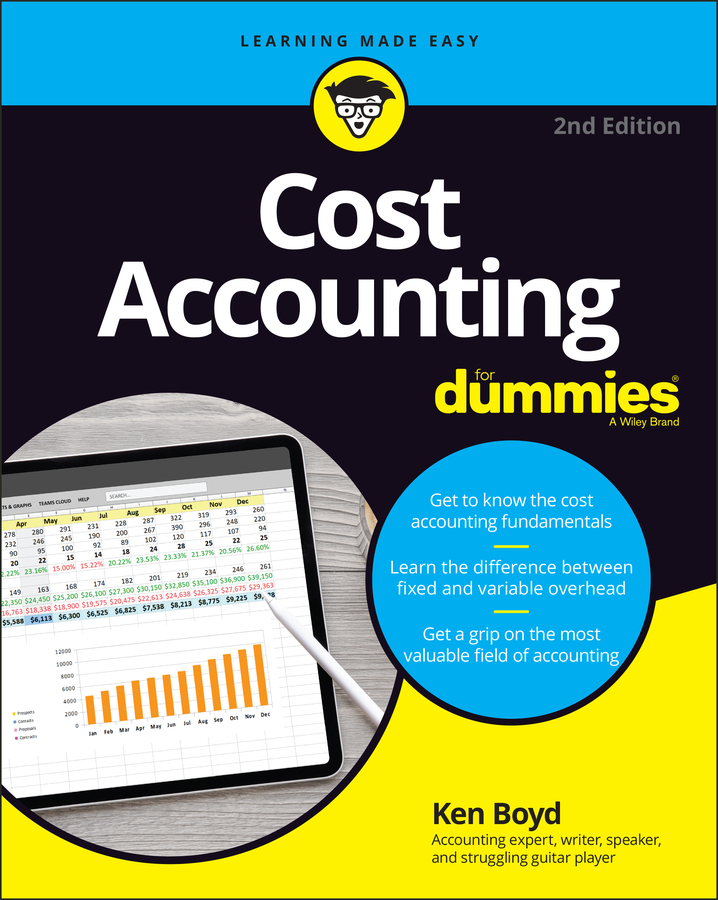 Cost Accounting For Dummies book cover