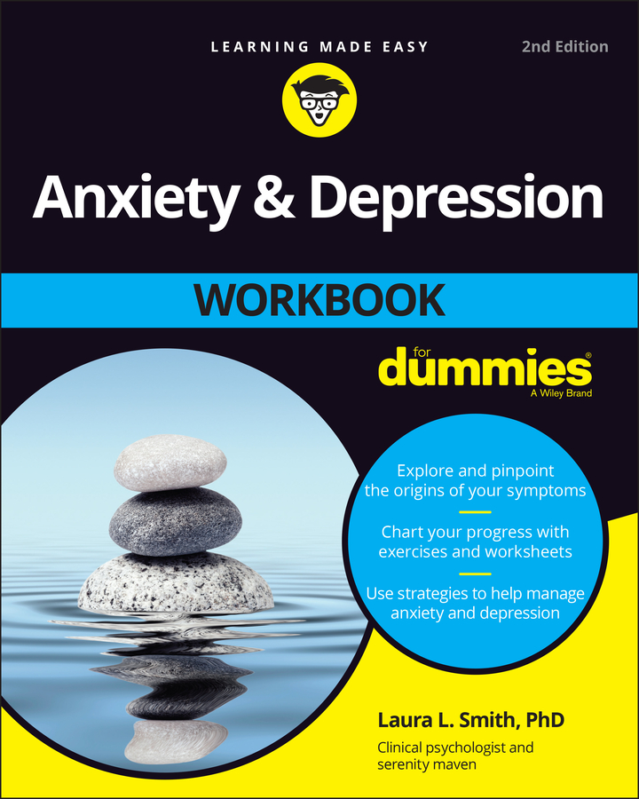 Anxiety and Depression Workbook For Dummies book cover