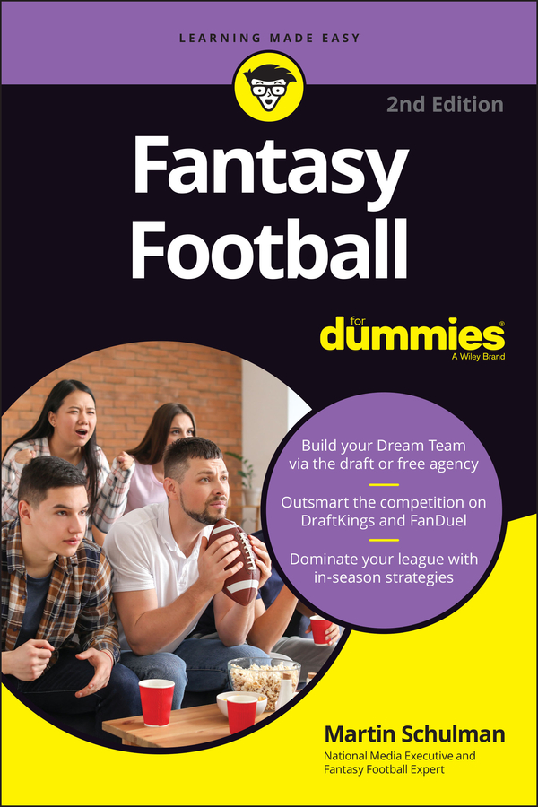Fantasy Football For Dummies book cover