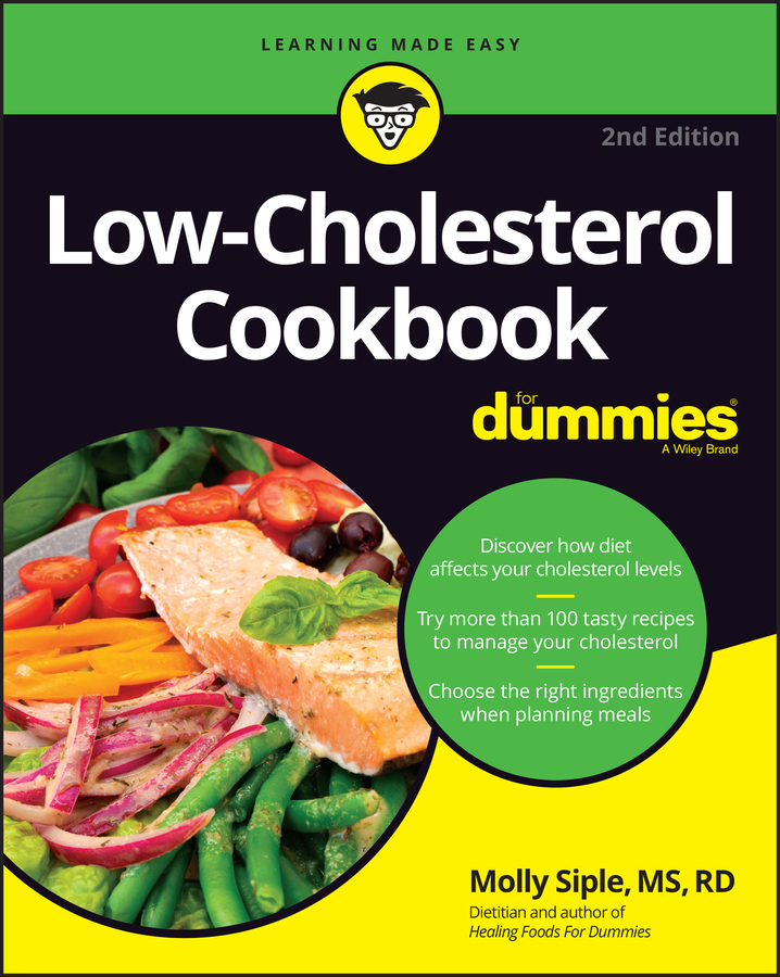 Low-Cholesterol Cookbook For Dummies book cover