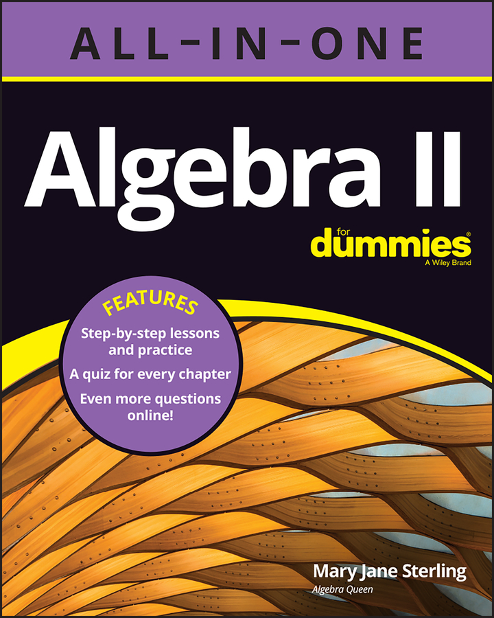 Algebra II All-in-One For Dummies book cover