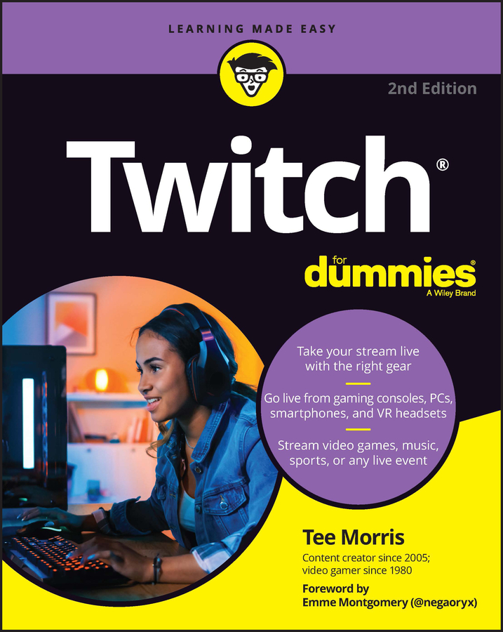 Twitch For Dummies book cover