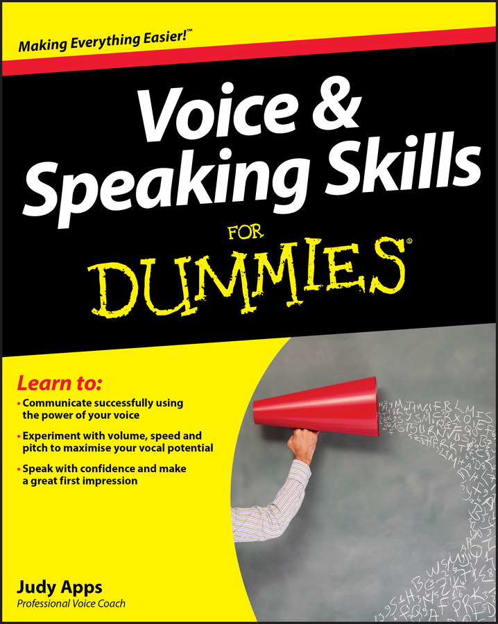 Voice and Speaking Skills For Dummies book cover