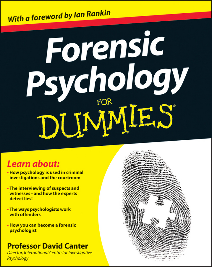 Forensic Psychology For Dummies book cover