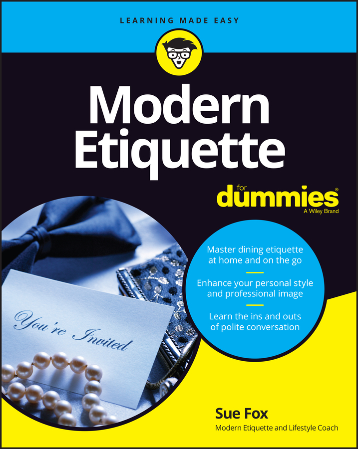 Modern Etiquette For Dummies book cover