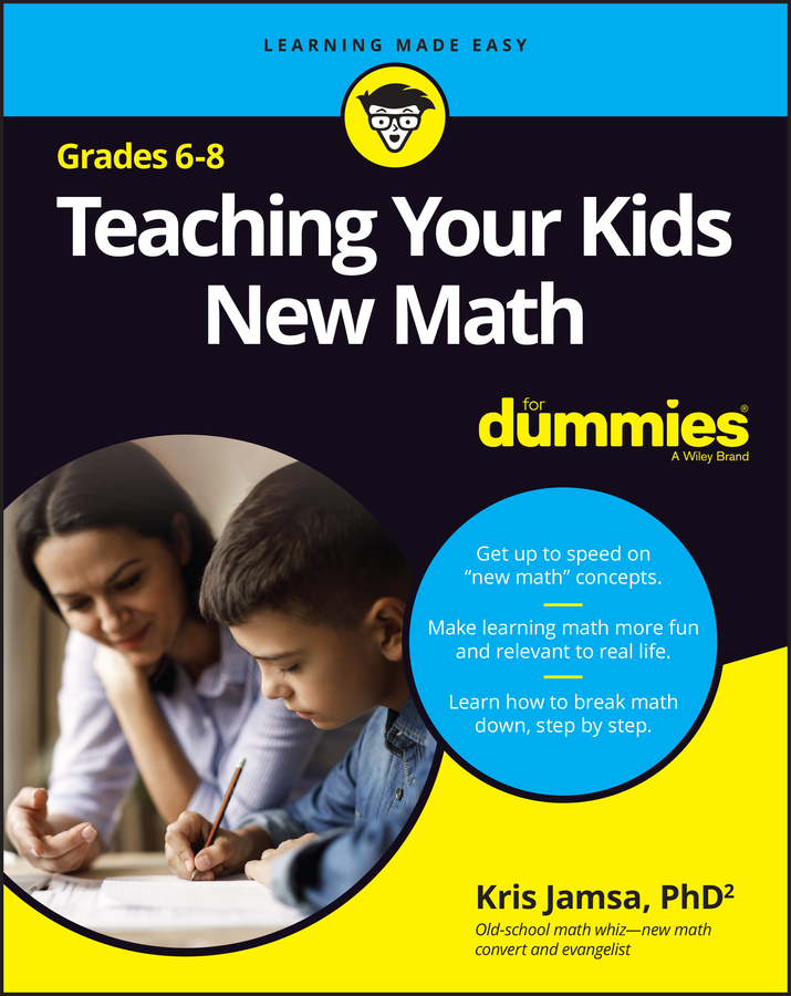 Teaching Your Kids New Math, 6-8 For Dummies book cover