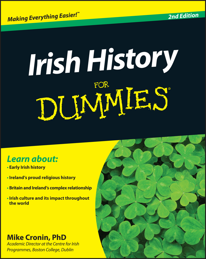 Irish History For Dummies book cover
