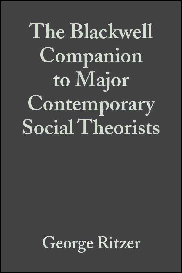 Picture of The Blackwell Companion to Major Contemporary Social Theorists