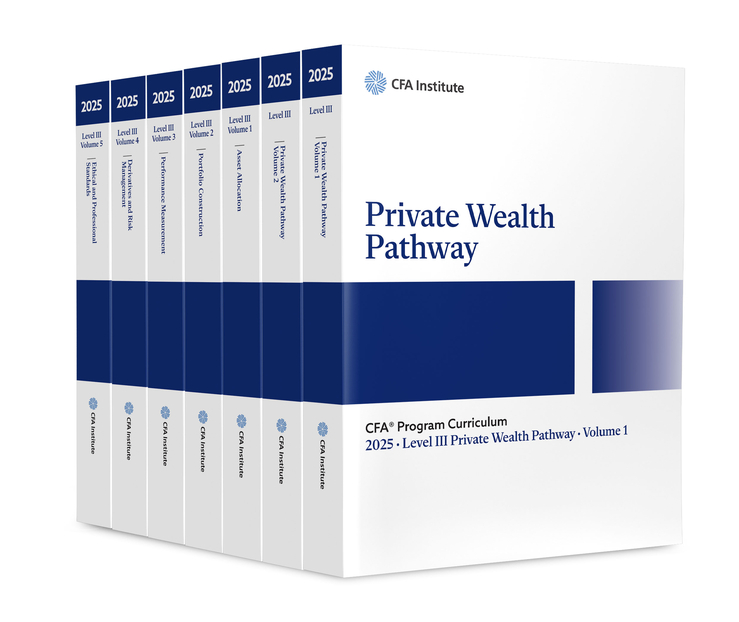 Picture of 2025 CFA Program Curriculum Level III Private Wealth Pathway Box Set